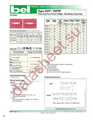 5HTP 3.15 datasheet  